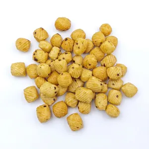 Factory Supply Low Oil Baked Sweet Soy Garlic Rice Snacks, Crispy Ribbed Rice Puff Snacks, Custom Flavor Bulk OEM thumbnail-1