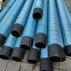 102mm Suction and Discharge Rubber Hose, 4-inch and Larger Oil Suction Rubber Hose, Cloth-belt Reinforced Suction and Discharge Oil Hose, Large Rubber Water Hose thumbnail-2