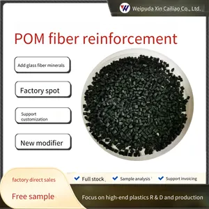 Pom With Glass Fiber, High Rigidity and Low Warpage. Natural Color Pom With Fiber, Black. md Mineral, Gf125 With 30%, High Strength and Hardness thumbnail-1