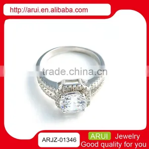 Wholesale 925 Sterling Silver Jewelry Ring Engagement Ring Quality Choice thumbnail-1