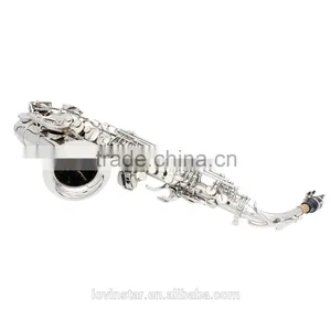 Plastic Baby Saxophone Silver Metal Alto Saxophone thumbnail-1