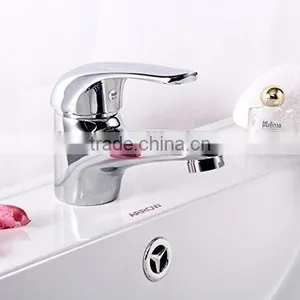 Deck Mount Single Handle Center Set Bathroom Vessel Sink Faucet thumbnail-3