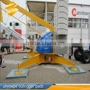 Double Grider Overhead Outrigger Pad , UHMWPE and HDPE Crane Let Support Pads thumbnail-5