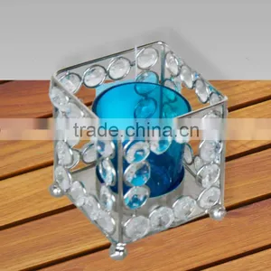 Crystal Square Votive Holder thumbnail-1