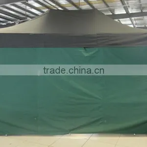 3m X4.5m Small Hexagon Folding Gazebo With Window and Door Walls thumbnail-3