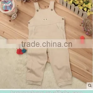 Organic Cotton Overalls Baby Open File Suit thumbnail-2