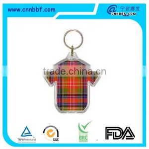 Custom Printing Key Rings/ T-Shirt Clear Keyring - Takes Printed Insert thumbnail-1