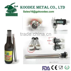Stainless Steel Ice Beer Bottle Cooler Sticks, High Grade Wine Cooler Stick thumbnail-3