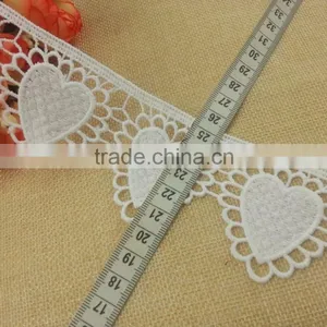 Fancy Emboridery Lace for Ladies Sweater Neckline --- H1665 thumbnail-3