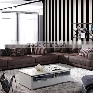 Big Size Living Room Sofa Set With Unique Fabric Cover KW9026 thumbnail-1