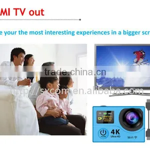 Hot Sales! WiFi/remote Control Waterproof Dual Screen 4K 25fps/ 2.7K 30fps/ 1080P 60fps HD Sports Camera--DV-24 thumbnail-1