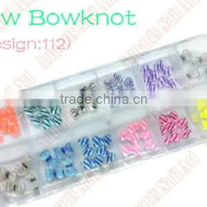 Flatback Resin 1.2cm Bow Tie 3d Nail Decoration! DIY Hot thumbnail-1