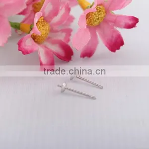 925 Sterling Silver Flat Glue On Earring Posts Earring Finndings thumbnail-6