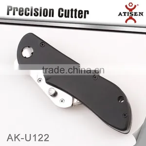 SPEED RELEASE FOLDABLE UTILITY KNIFE, TWINE BOX CUTTER With Back Clip thumbnail-3
