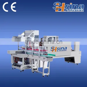 Automatic Plastic Bottle Shrink Wrapping Machine / Package Machinery thumbnail-1