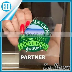 Custom Static Cling Vinyl Sticker, Window Decals DIE CUT WINDOW STICKER Custom Car Bumper Sticker thumbnail-1