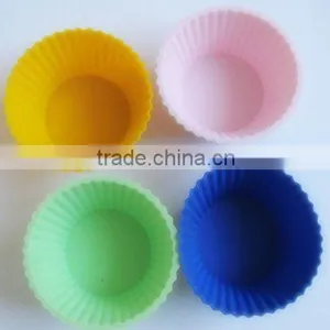 Silicone Cupcake Mould Cake Mold Chocolate Mould Muffin Cup Baking Mould thumbnail-1