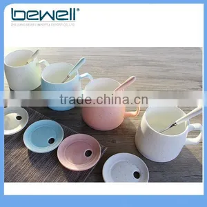Eco-friendly Gift Ceramic Cup With Spoons thumbnail-1