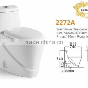 Toilet Washdown One-piece Water Colset New Product on China Market Ceramic Supplier thumbnail-2
