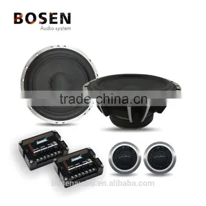 Wool Drum Paper With High Sensitivity 6.5 Inch 2-way Component Car Speaker Auto Audio System thumbnail-1