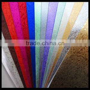 2015 Embossed Gold/silver Aluminum Foil Paper for Wrapping thumbnail-5