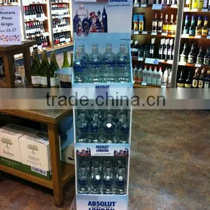 Whisky Cardboard Display Stands Water Bottle Display Rack thumbnail-1