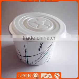 Customized Printing PE Coated Disposable Paper Soup Bowls With Lids thumbnail-2