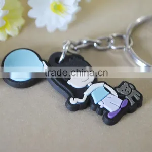 Custom Soft PVC Keychain/Silicone Rubber Key Chains/PVC Key Chain thumbnail-1