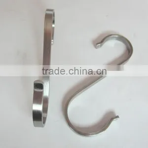 Hot Selling Stainless Steel 304 2mm Plain S Hanger Hook For Garment thumbnail-4