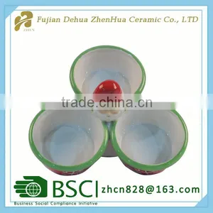Ceramic Small Christmas Independent Candy Plate thumbnail-3