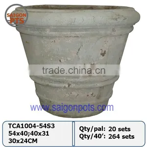 Vietnam Terracotta Planter, Pots, Vases, Vasos Vietnamitas thumbnail-1
