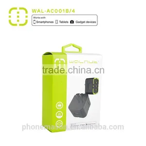 Latest Walnut 2.1A Mobile Phone USB Main Charger for Smartphone thumbnail-5
