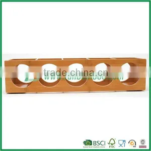 2015 New Design Promotional Wine Shelf High Quality Bamboo thumbnail-2