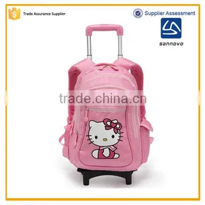 China Factory New Product Stylish Hello Kitty Girl School Trolley Bag Supplier's Choice thumbnail-1
