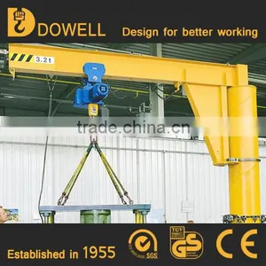 3 Ton Jib Crane With Electric Hoist, Floor Mounted Jib Cranes thumbnail-1