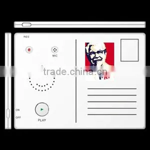 Fashion MP3 USB Christmas Holiday/New Year Post Card for Promotion Gift thumbnail-1