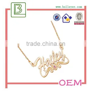 Fashion of Gold Necklaces With Letter thumbnail-1