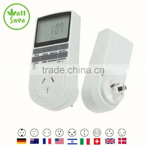 AU PLUG Large LCD Digital Timer Programmable Switch Plug-in Type With 8 Function Keys thumbnail-3