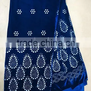 Beautiful Elegant Velvet Lace /high Quality Fashion Pattern Velvet Dress thumbnail-6