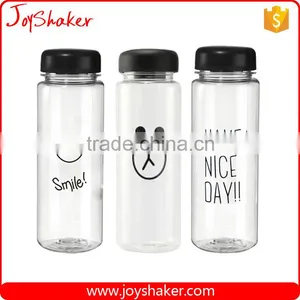 JoyShaker - 500ML Transparent Color My Bottle Logo Sport Plastic Fruit Juice Water Bottle thumbnail-5