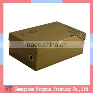 Custom Logo Printed Corrugated Cardboard Shoe Packaging Boxes thumbnail-3