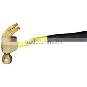 0.25kg/0.5kg/0.68kg Beryllium Copper Non Sparking Non Magnetic Hammer Claw,safety Nail Hammer thumbnail-2