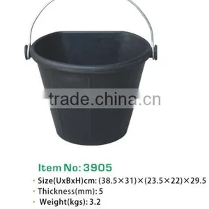 40L Recycled Rubber Buckets,construction Pails With 4 Handles,Rubber Basket thumbnail-5