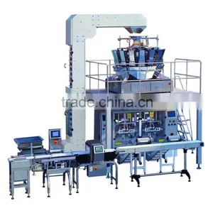 Granular, Sheet, Roll or Irregular Products Such as Candy, Cookies, Coffee, Peanuts, , Seeds, Potato Chips Automatic Sack Packin thumbnail-3