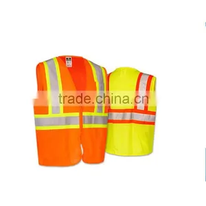 Custom High Visibility Safety Work Wear Reflective Work Shirts With Short Sleeve thumbnail-4