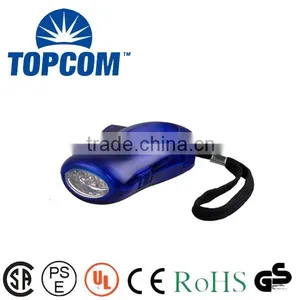ABS Body Penguin Type 3 LED Hand Crank Generator Hand Dynamo Flashlight thumbnail-1