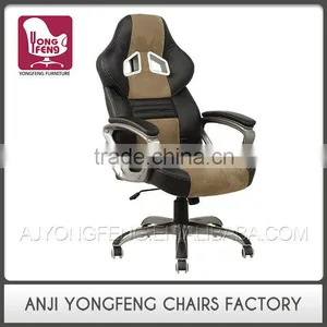 Hot Selling High Quality Best Price New Design Tilt Arm Leather Racing Office Chair thumbnail-1