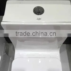 YL-1022 Elegant Design Sanitary Ware Square Siphonic One Piece Toilet thumbnail-3