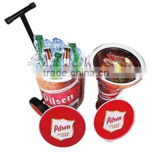 Latest Design Bottle Shaped Cooler and Bottle Shaped BBQ Grill Combo thumbnail-5