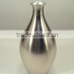 Wedding Table Flower Vase/Trumpet Vase, Trumpet Vase for Flower,Silver Flower Vase thumbnail-1